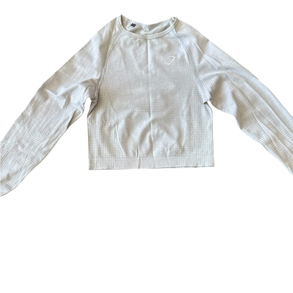 Gymshark Heather Gray Long Sleeve Tee